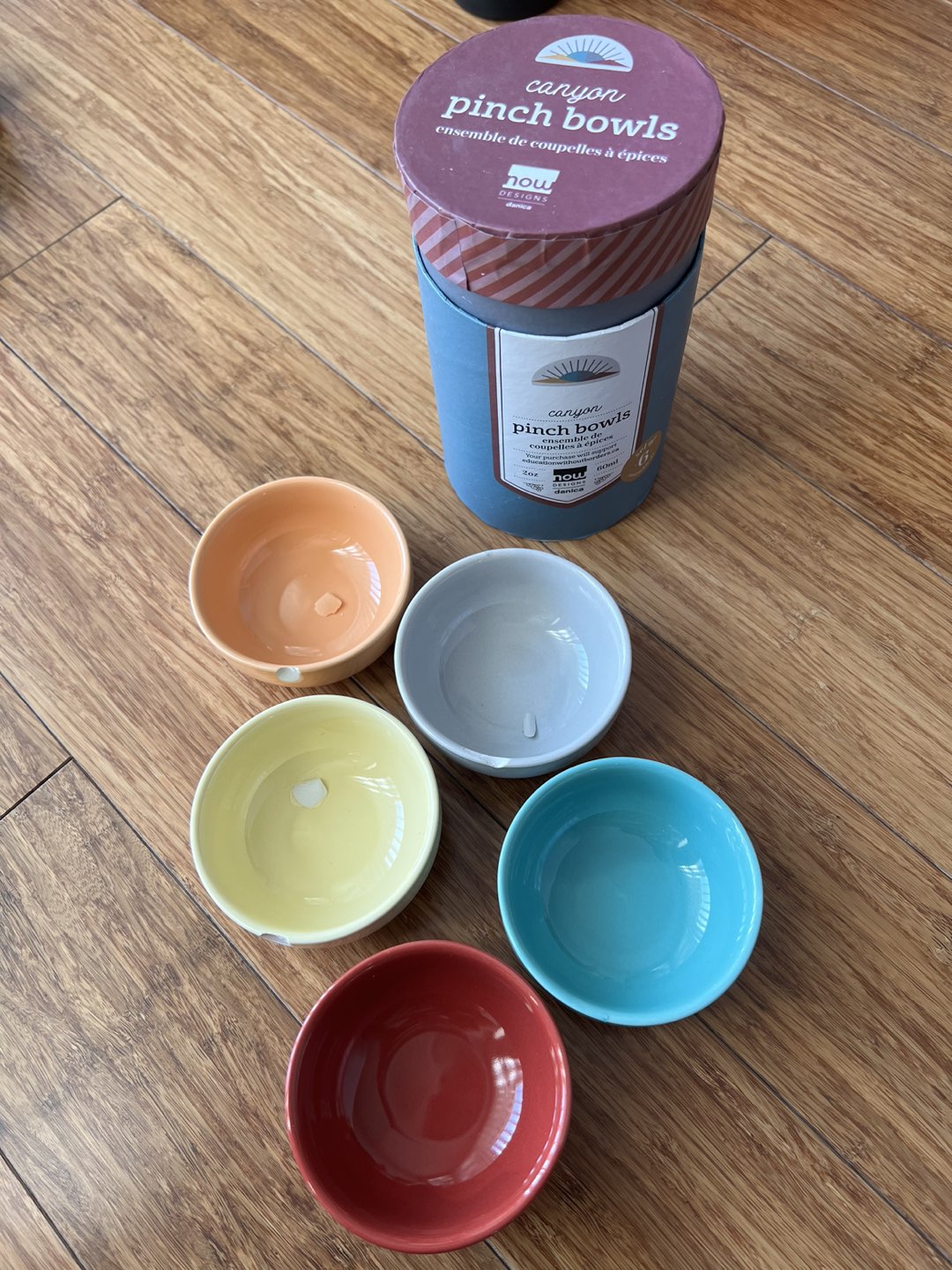 Pinch bowls