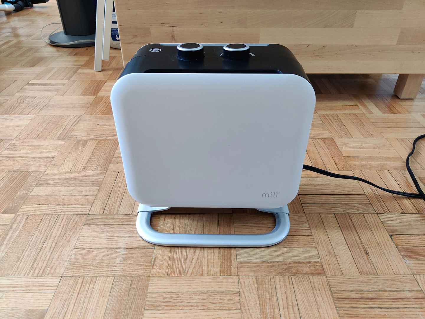Mill Compact PTC Ceramic Fan Heater with Aluminum Foot