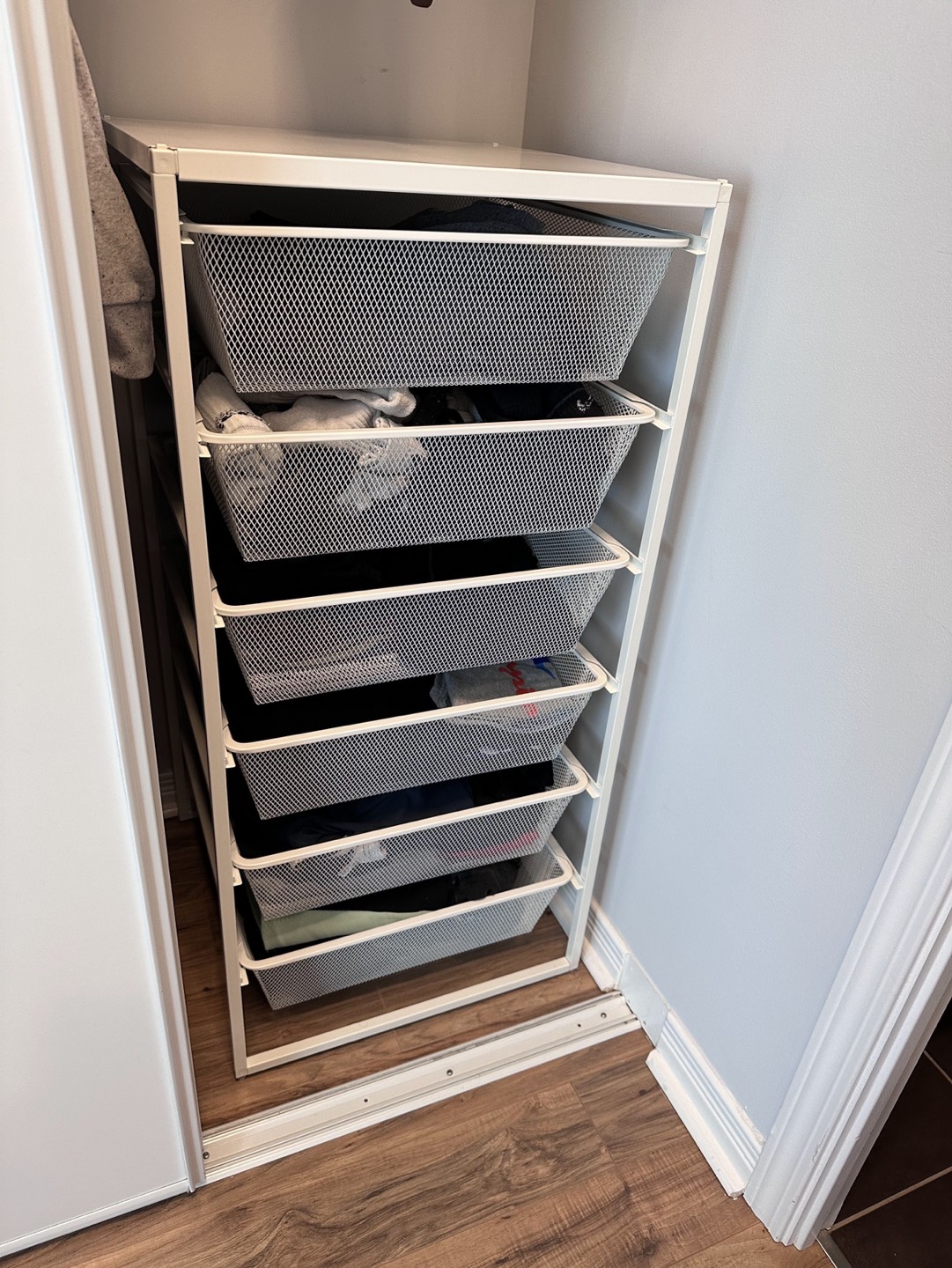 Ikea Jonaxel closet drawers and frame - photo 2