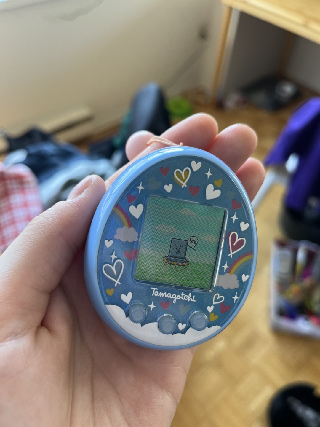 Tamagotchi ON fairy blue RARE thumbnail