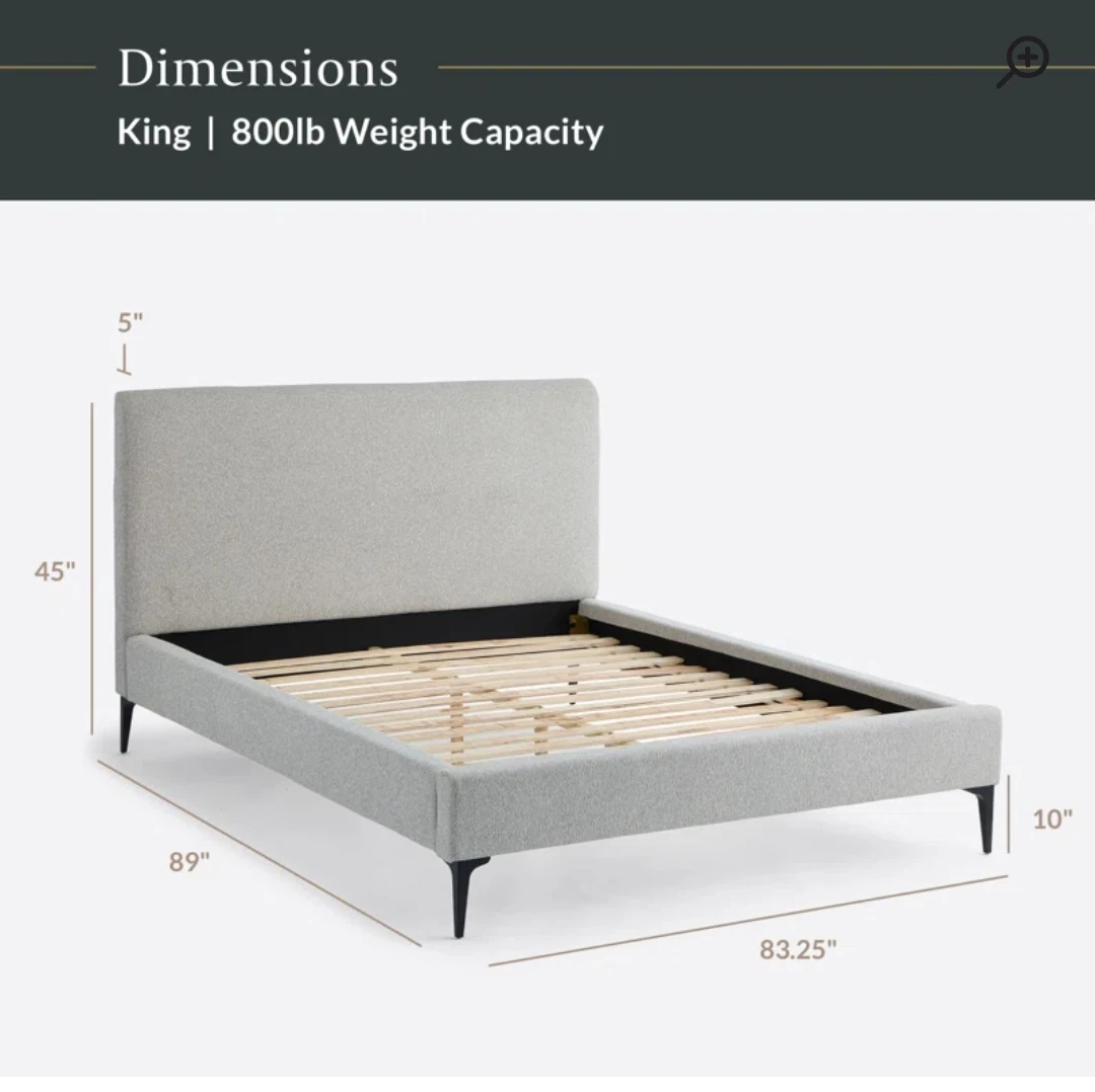 King Bed Frame & headboard new unboxed