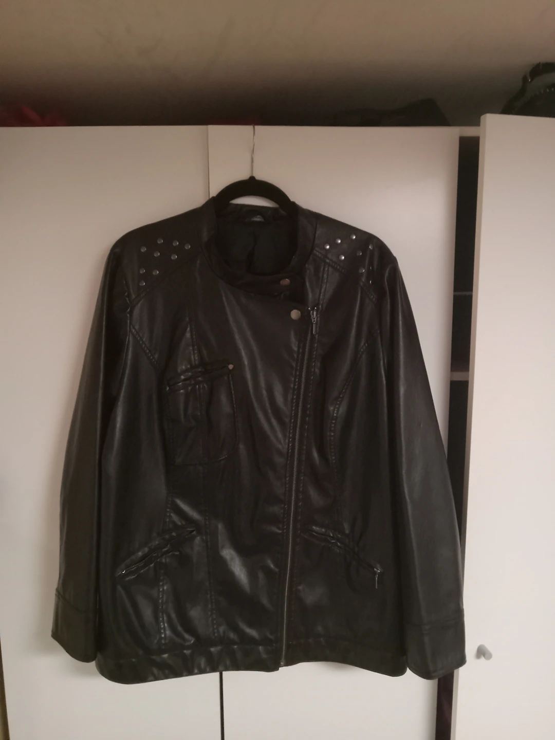 Women's Pennington xl Pleather Jacket. image indicator(3)