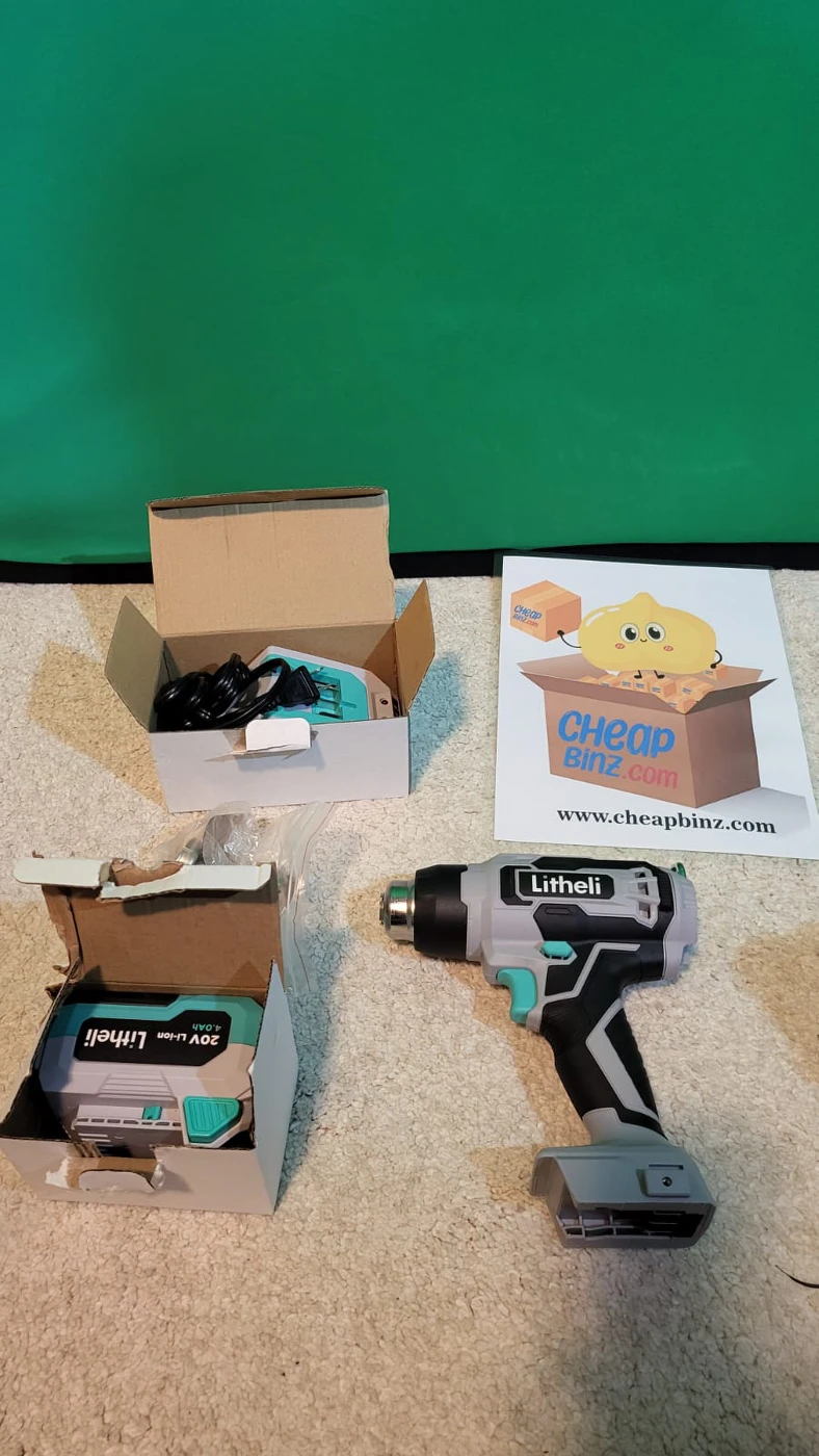 Litheli 20V Cordless Heat Gun, new thumbnail