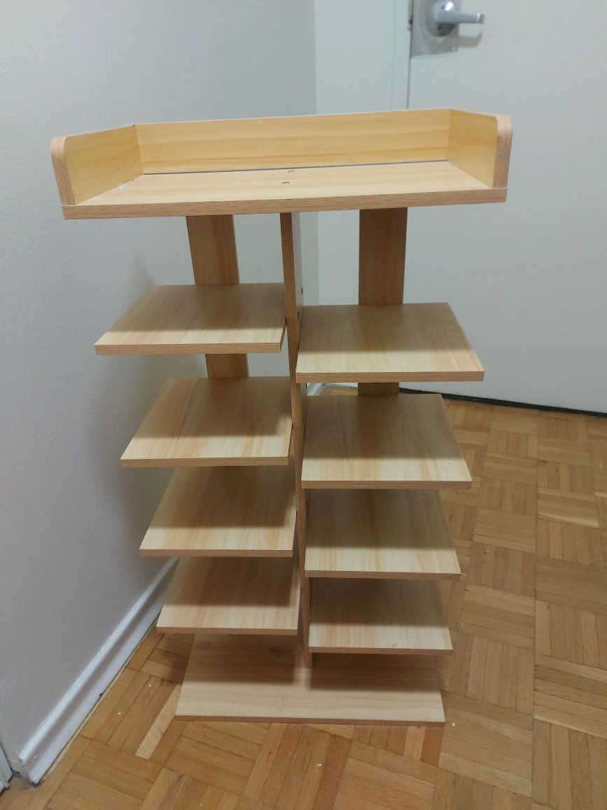 wooden shoe rack - photo 4