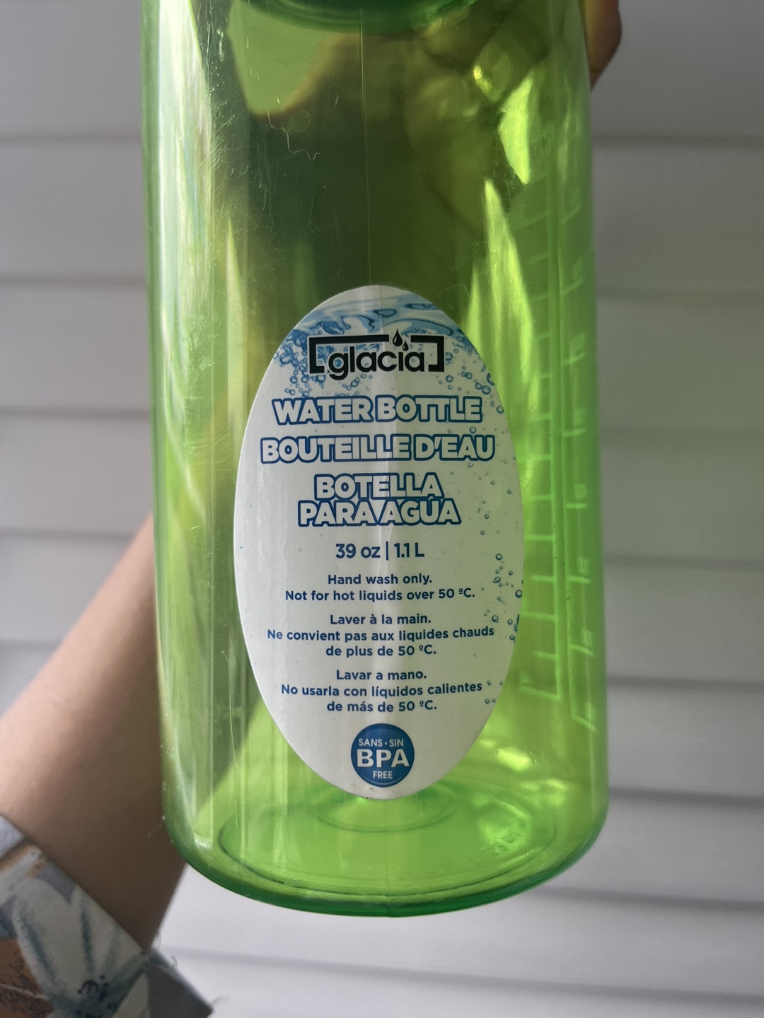 Green Water Bottle 1.1L/39oz - photo 4