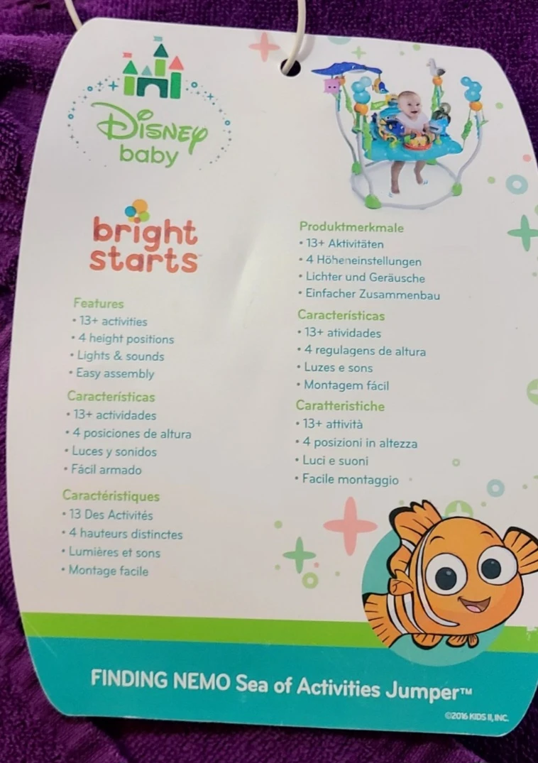 Disney Baby Finding Nemo: Sea of Activities Jumper - photo 2