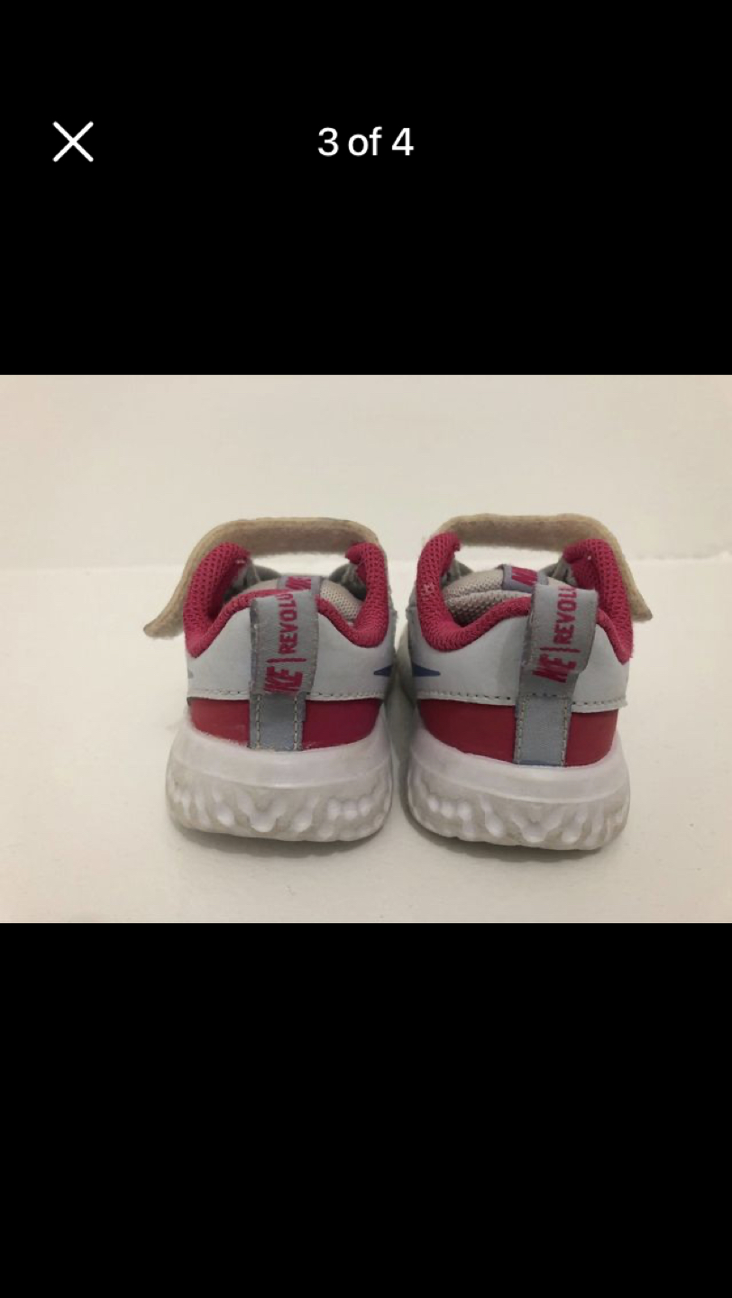 NIKE toddler baby girl running shoes size US5C image indicator(3)