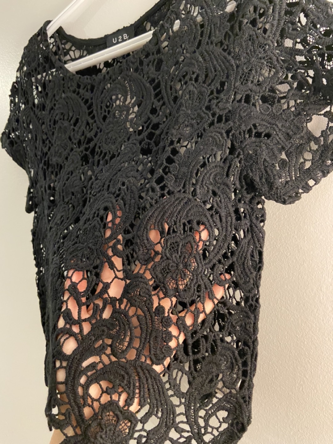 NEW - black beach top cover up - photo 2