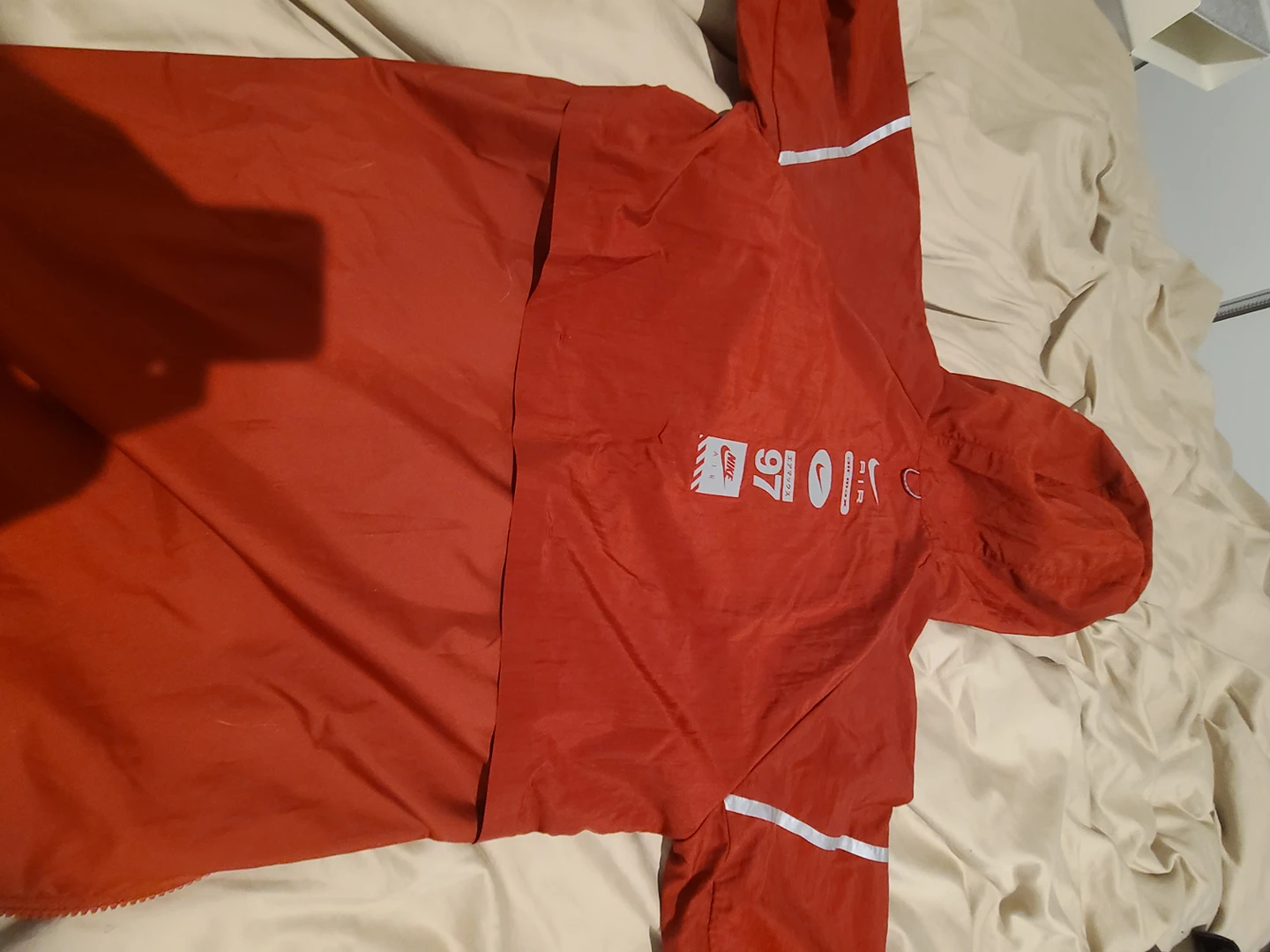 Nike 1/4 zip waterproof light jacket thumbnail