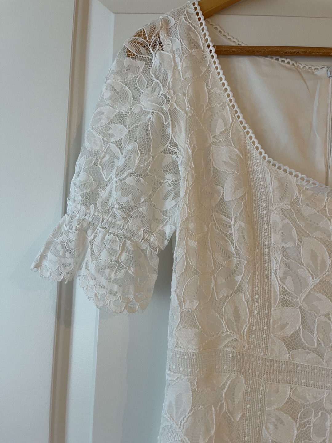 White midi dress (new) - photo 3