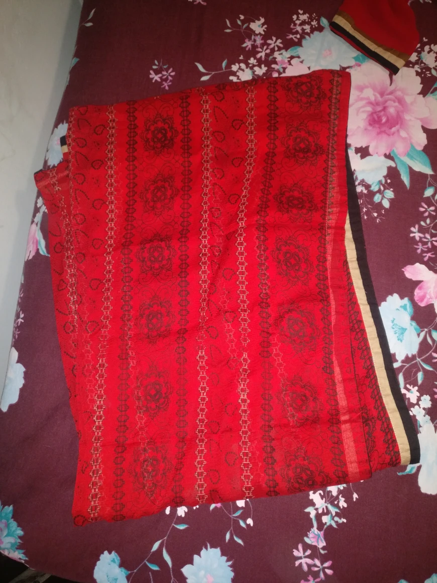 Red Indian dress 2 piece - photo 2