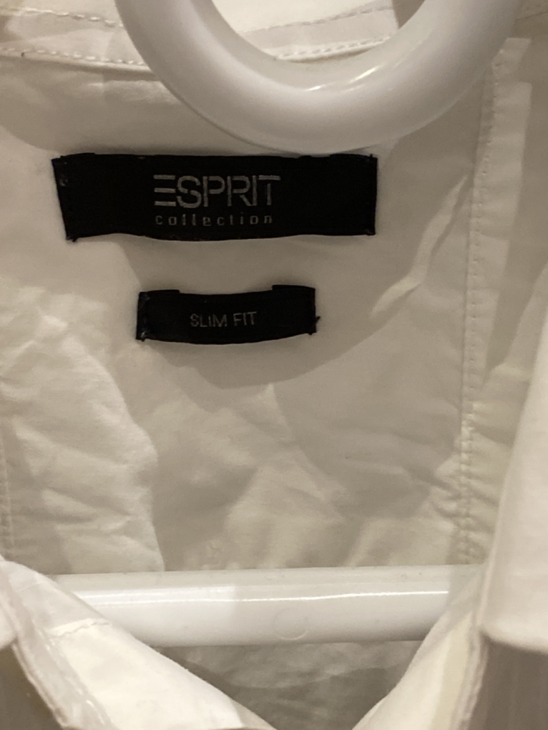 Esprit slim fit white dress shirt size 15 - photo 3
