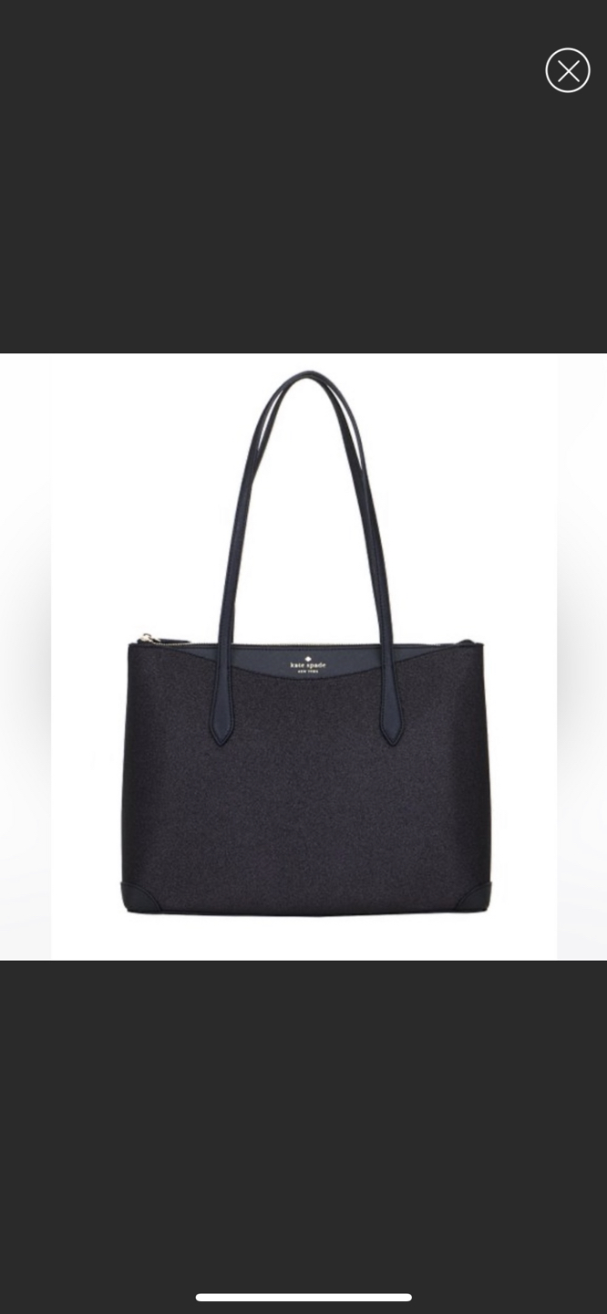 Brand New Kate Spade NY Shimmer Glitter NWT Tote Shoulder Bag - photo 3