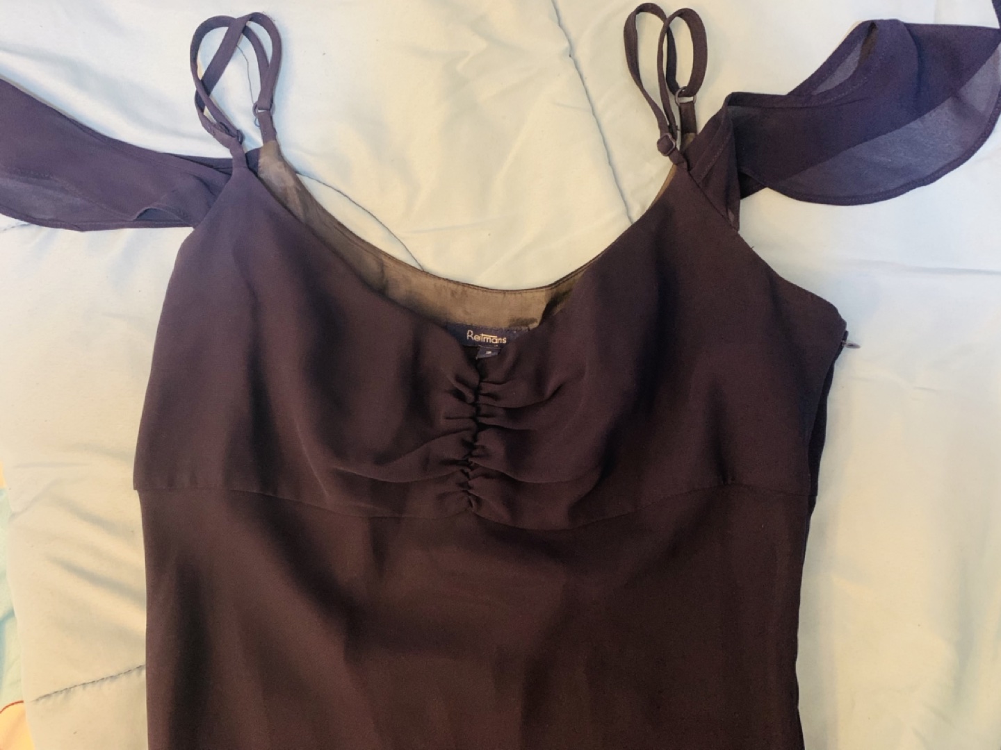 Elegant navy blue dress for women image indicator(2)