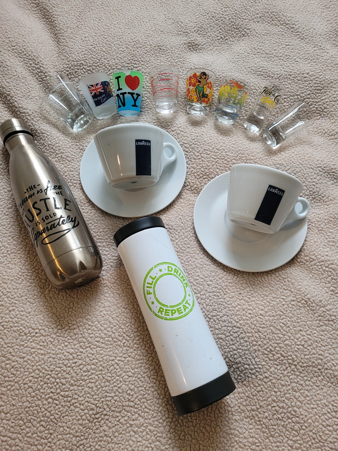 Travel Mugs, Coffee Set, Shot Glasses #freecycle thumbnail