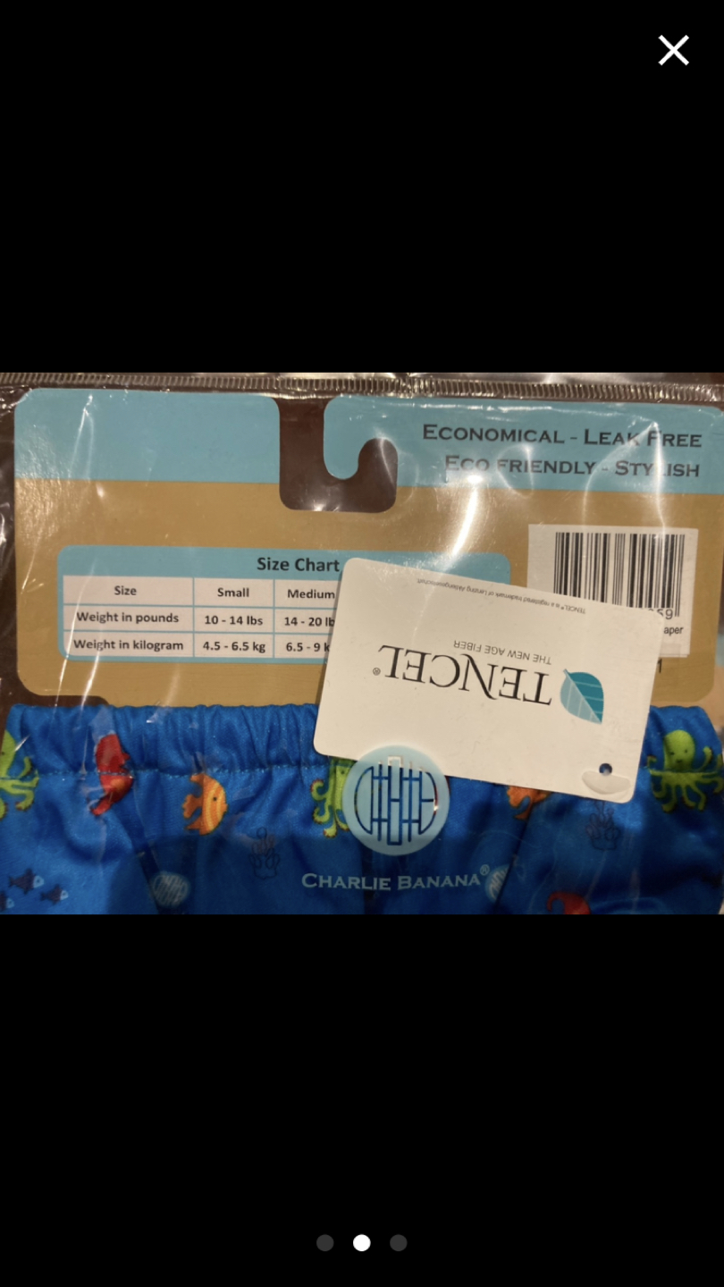 BNIP Charlie Banana cloth and swim diapers image indicator(2)