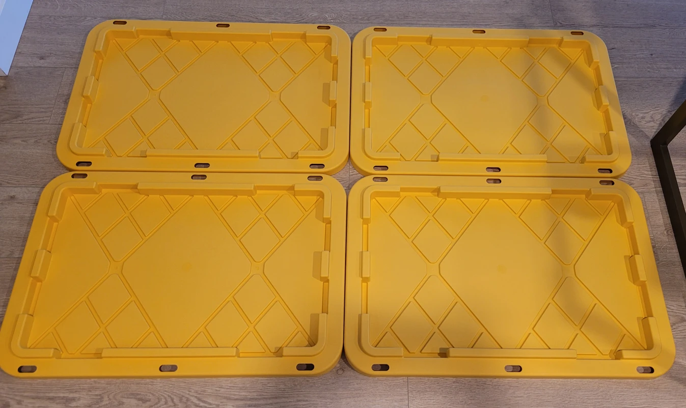 ($200->$40)  이사박스 storage totes containers 27gallon - photo 3
