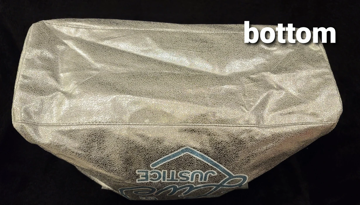 Justice Silver Kids Gym Bag image indicator(3)