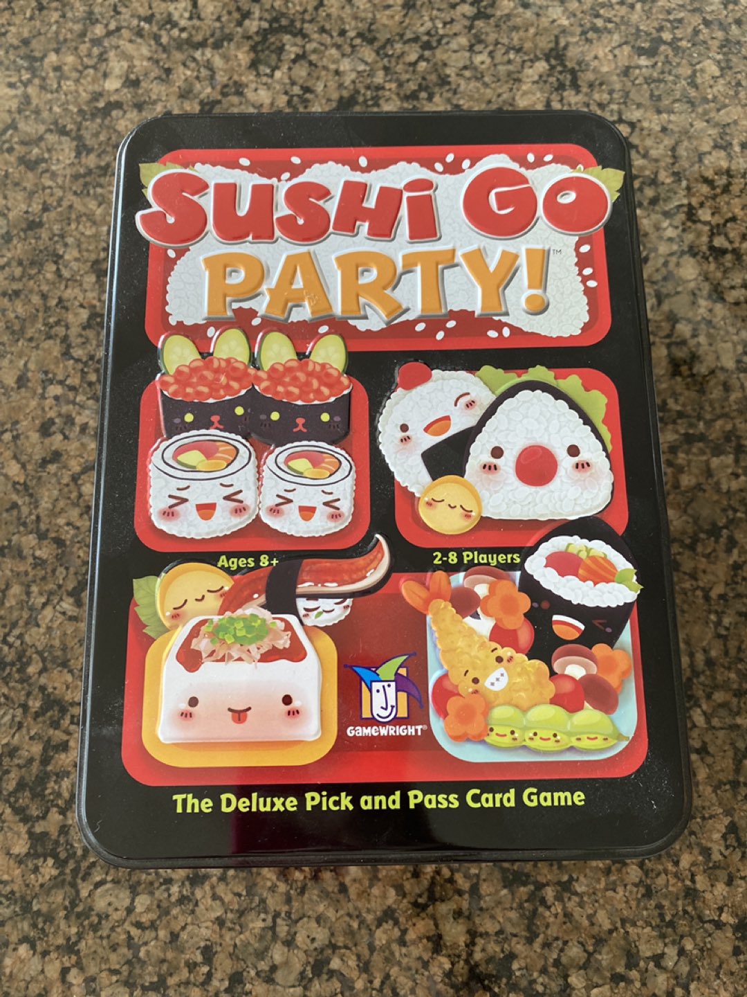 Sushi party game board