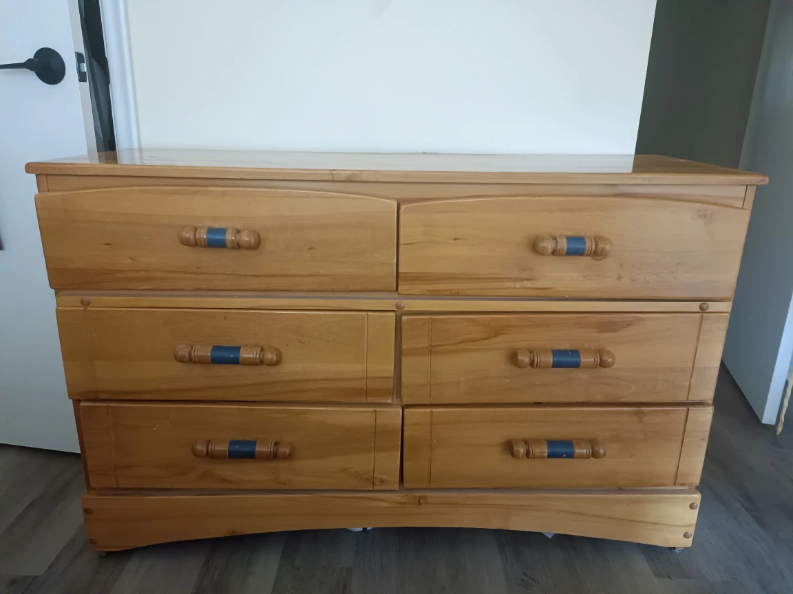 Lovely wooden antique dresser- moving sale thumbnail