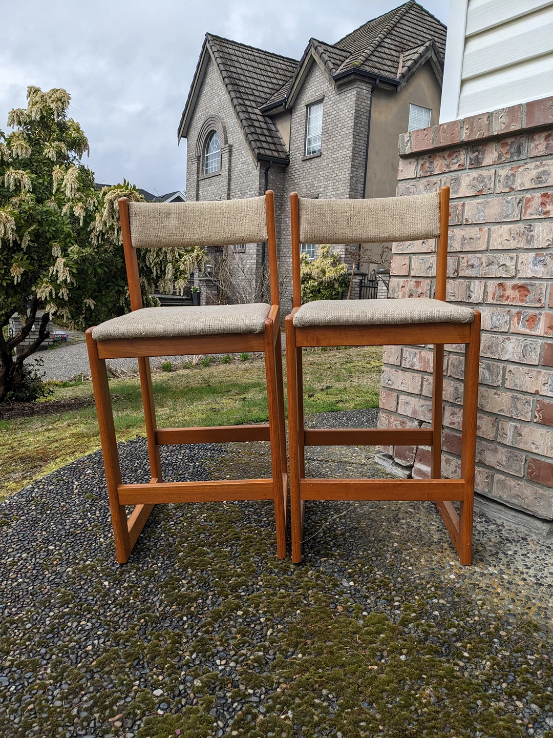 Two bar stools