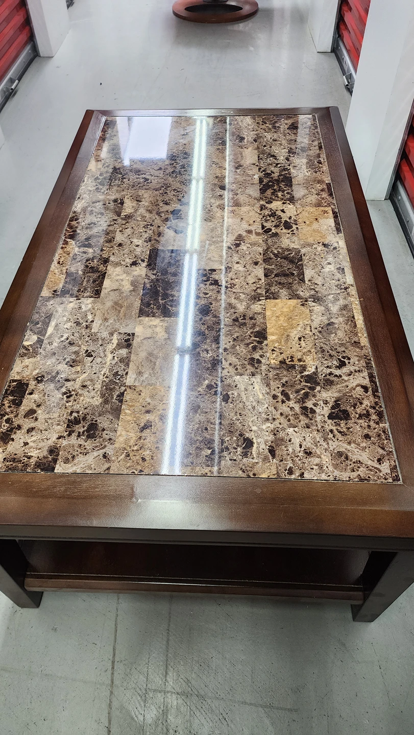 Large size wooden coffee table thumbnail