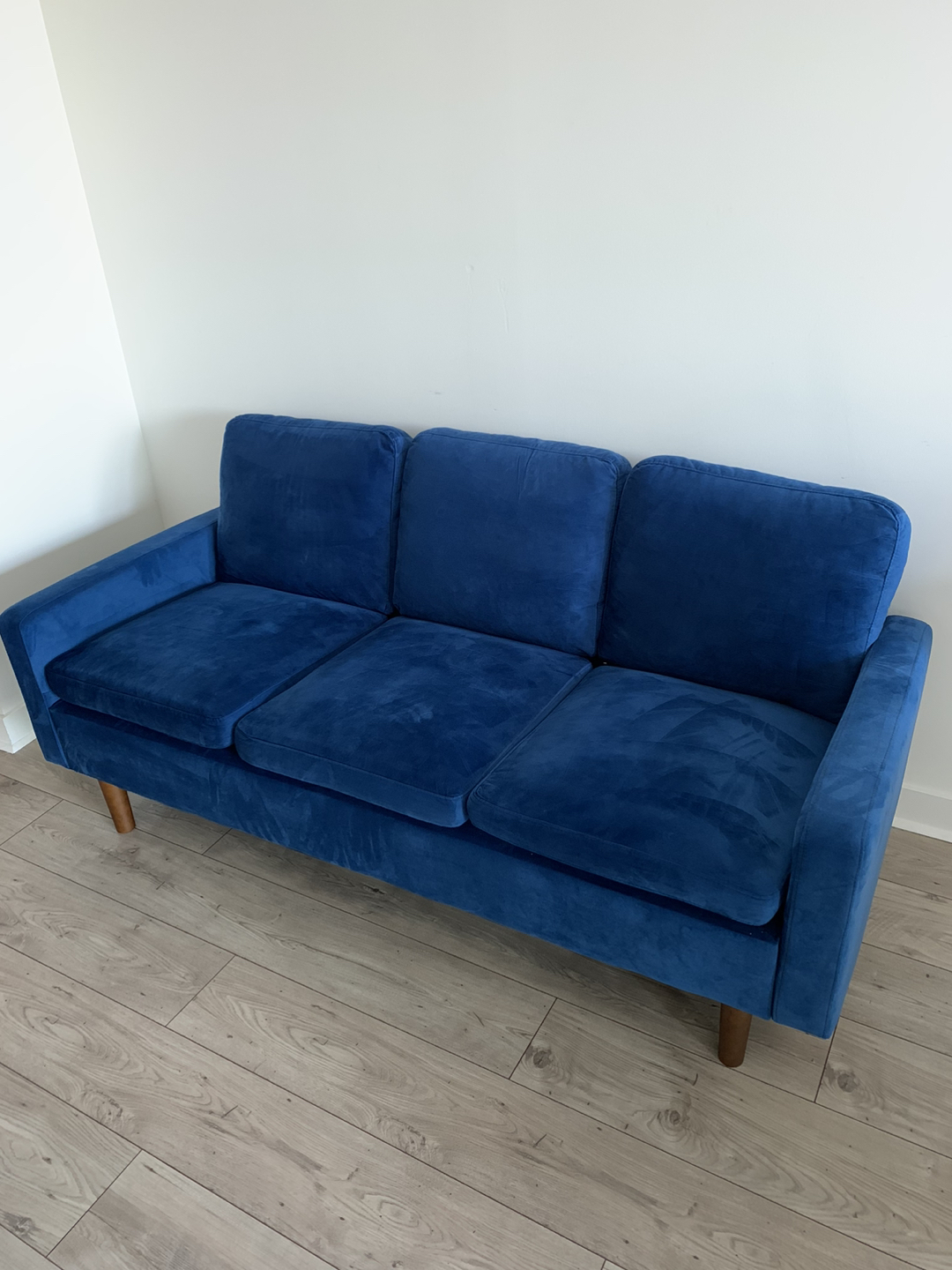 Royal blue set (2 piece with couch & love seat) - photo 2