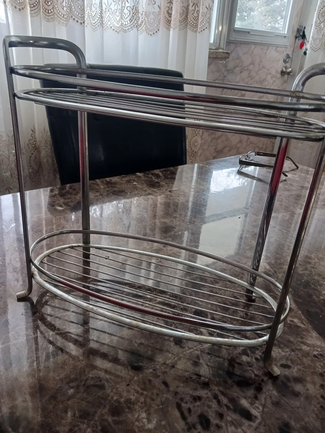 stainless steel spice 2 tier rack $12 image indicator(3)