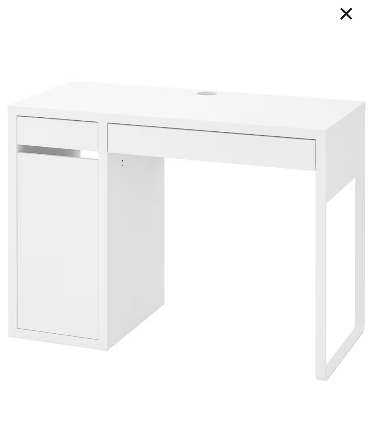 Moving Sale: White Ikea Desk