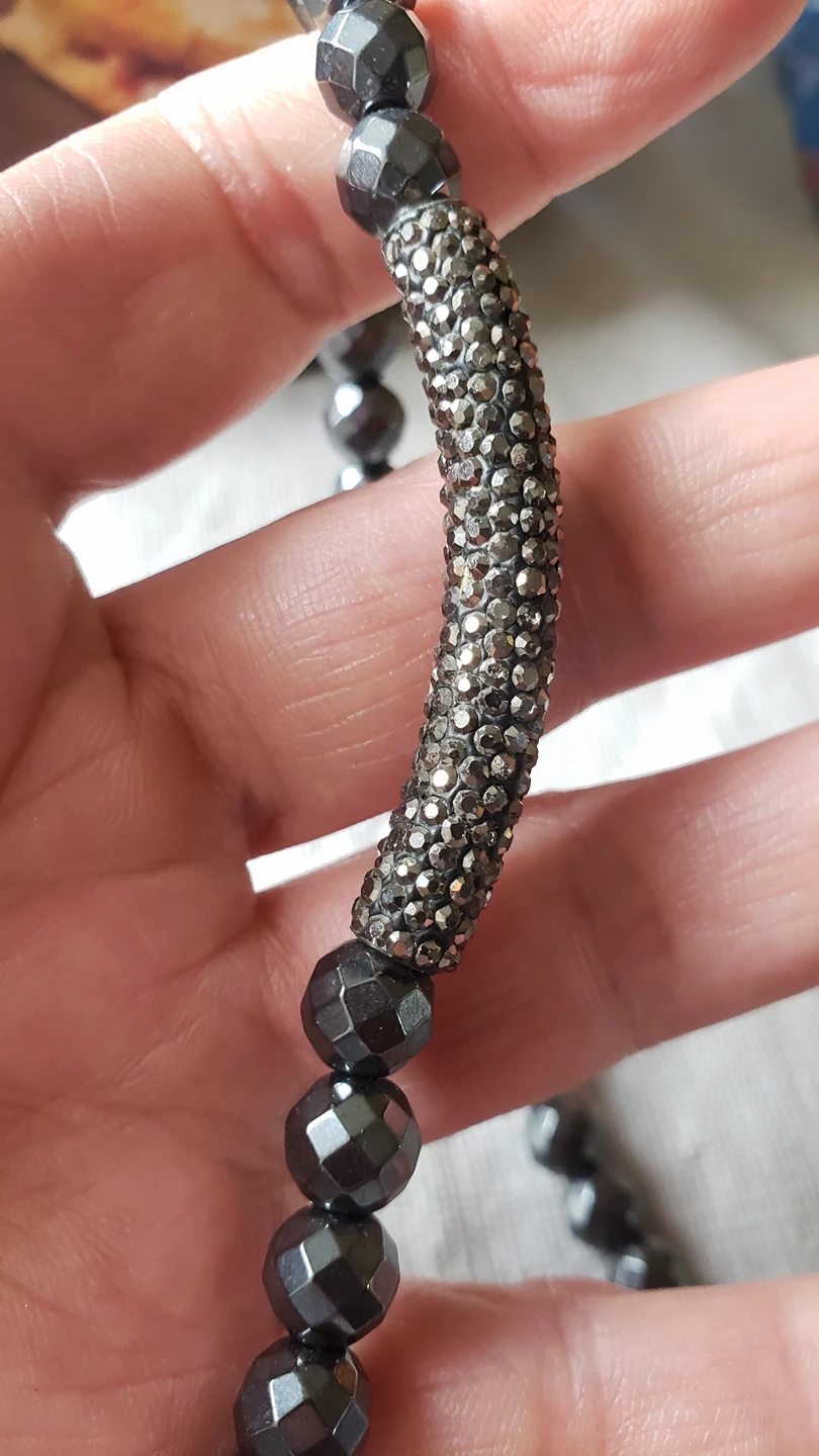 Obsidian necklace - photo 2