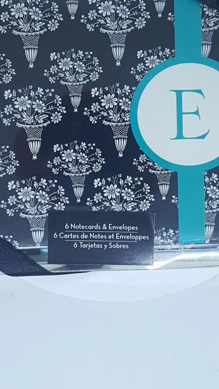 6 Note Cards "E" Package with Envelopes**Now Free image indicator(2)