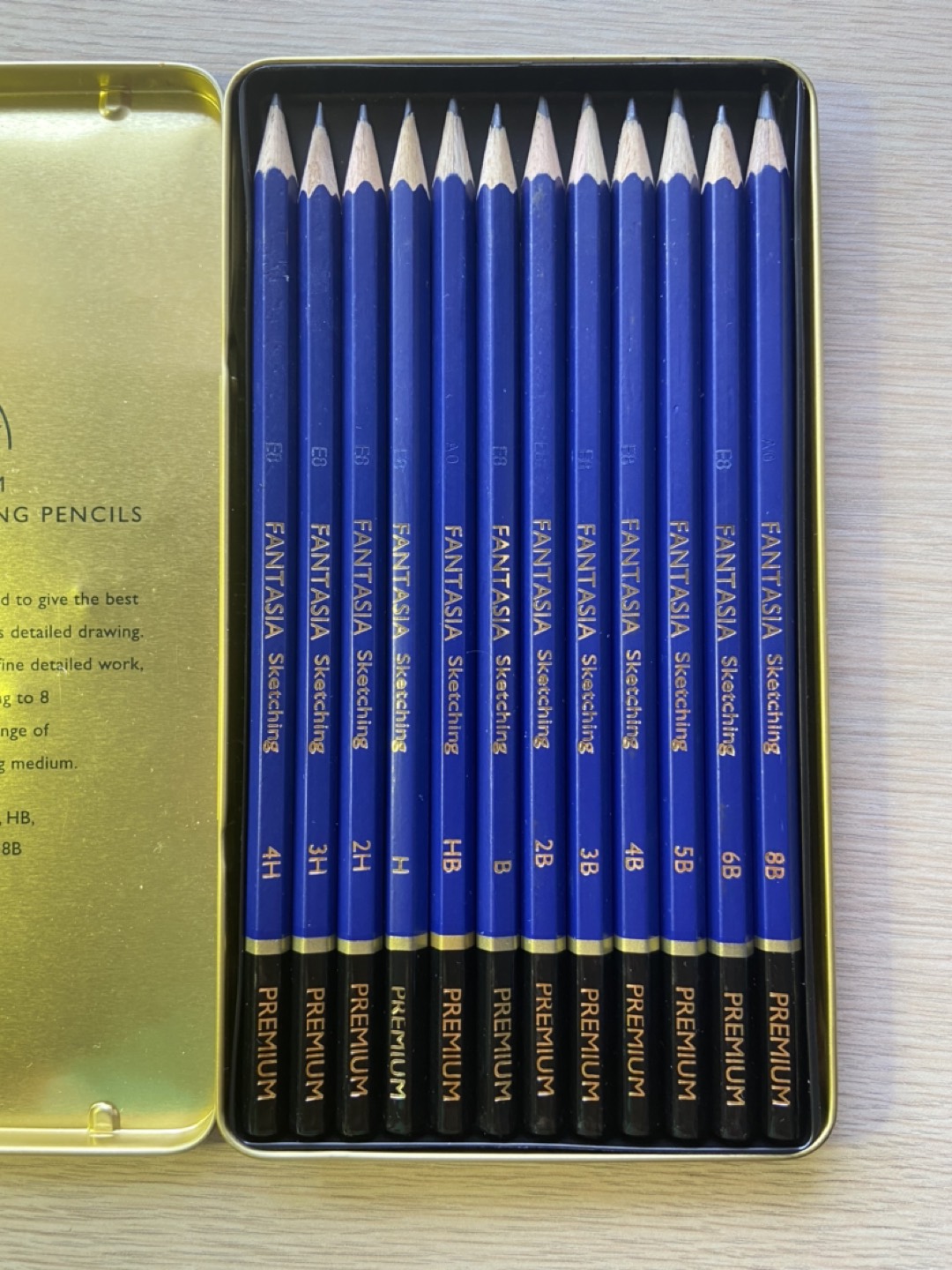 Fantasia Premium Set of 12 Sketching and Drawing Pencils image indicator(3)