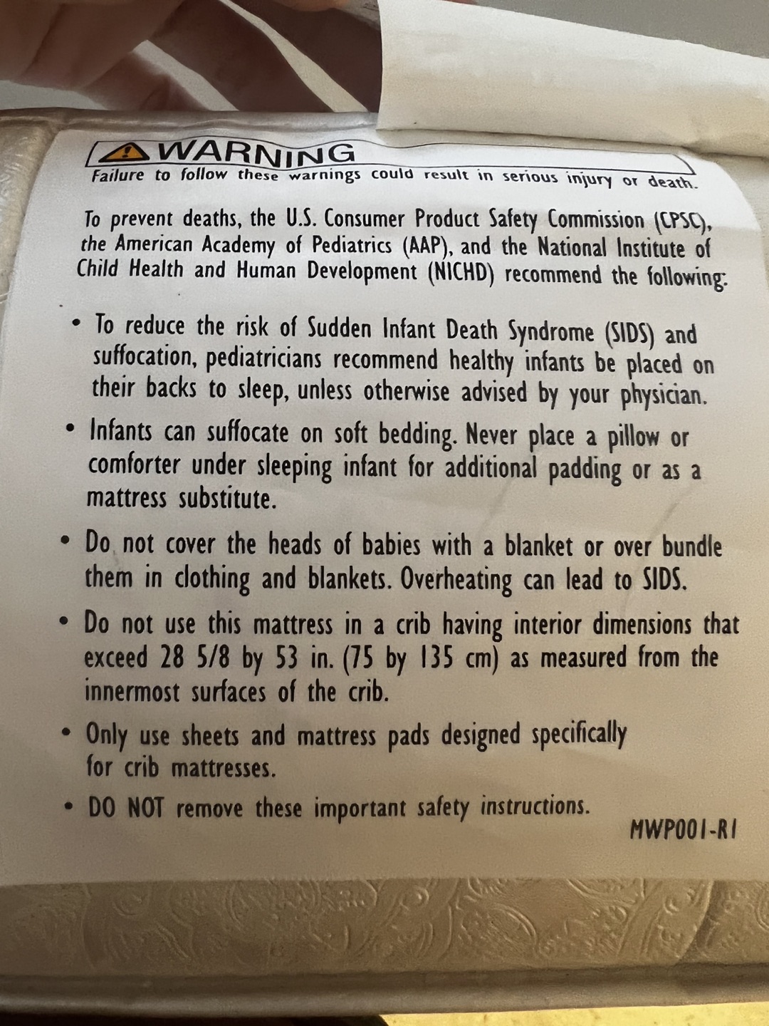 Cot mattress - photo 4