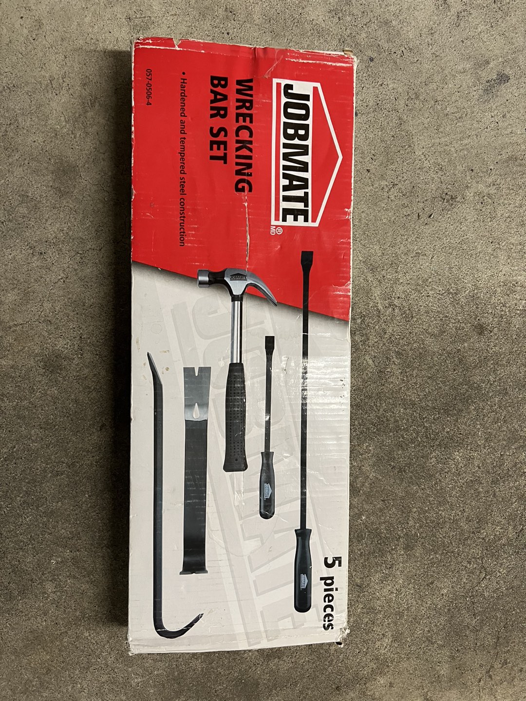 5-piece pry bar tool set (BNIB) thumbnail