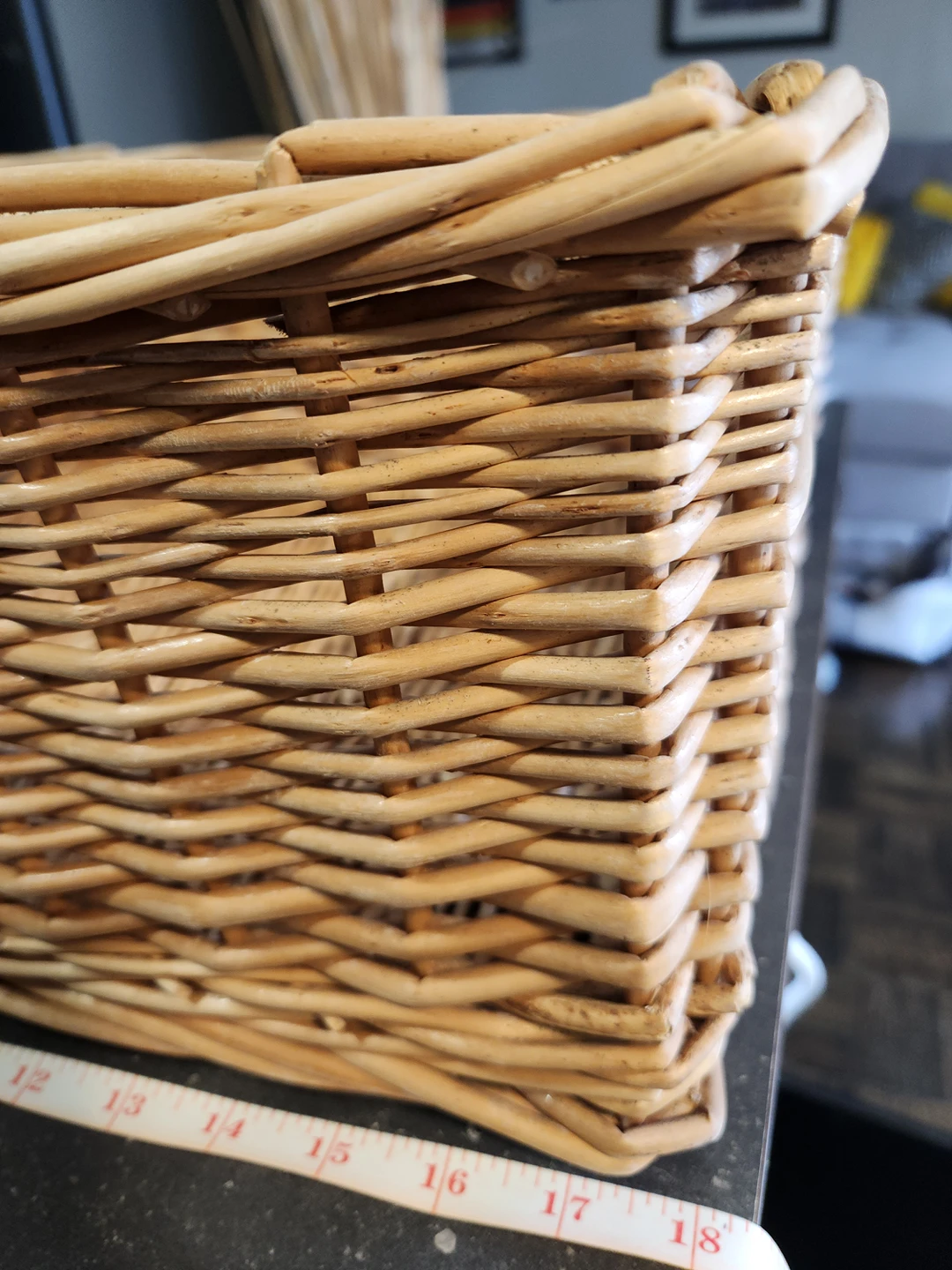 Wicker storage basket image indicator(5)