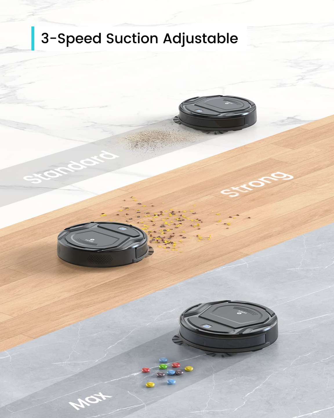 Lefant Robot Vacuums and Mop (M210B/M213) image indicator(6)