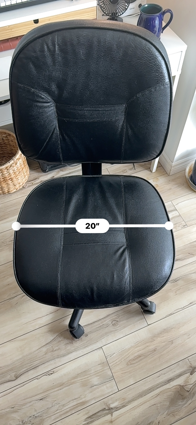 Comfy office chair armless - photo 5