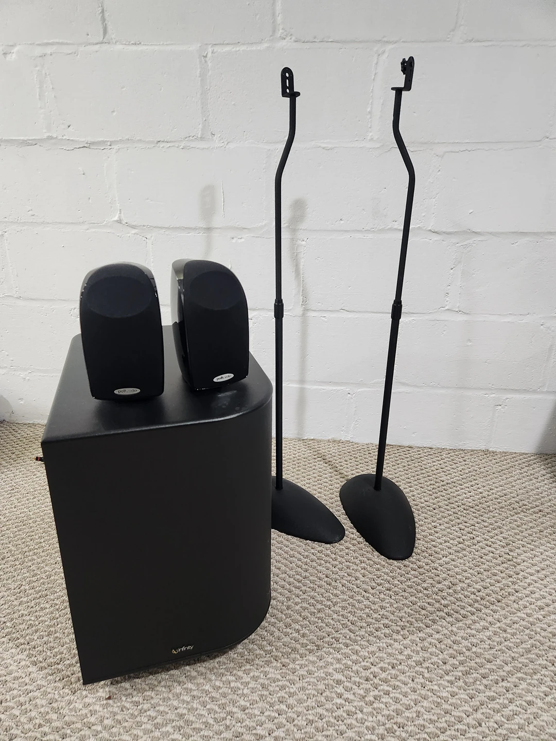 Speakers and subwoofer