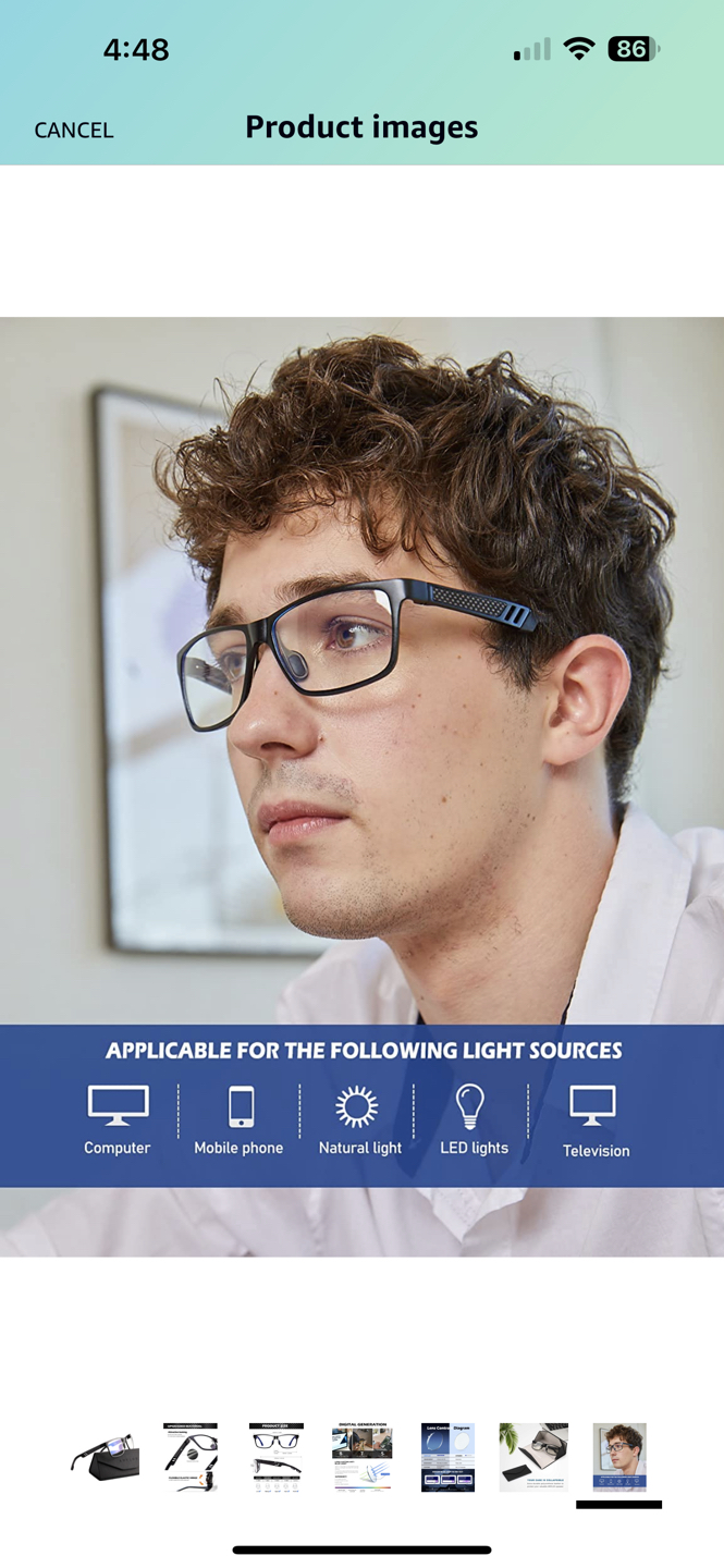 New Blue Light Glasses Men Women - photo 5