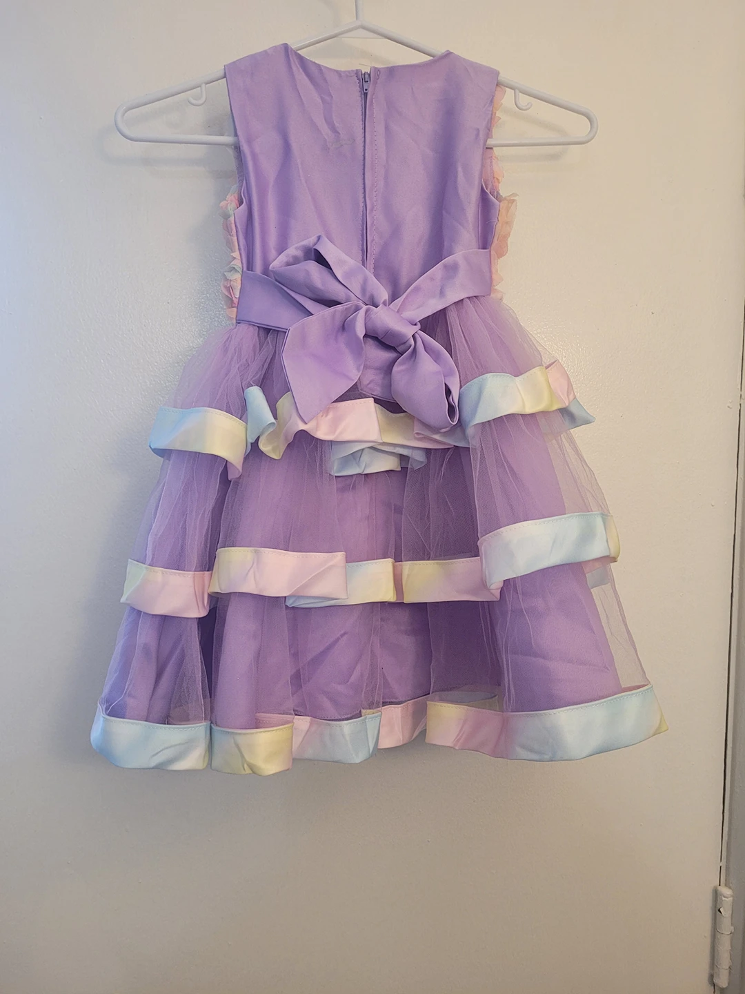Kids Girl Dress Floral Formal Princess Grown Dress - photo 2
