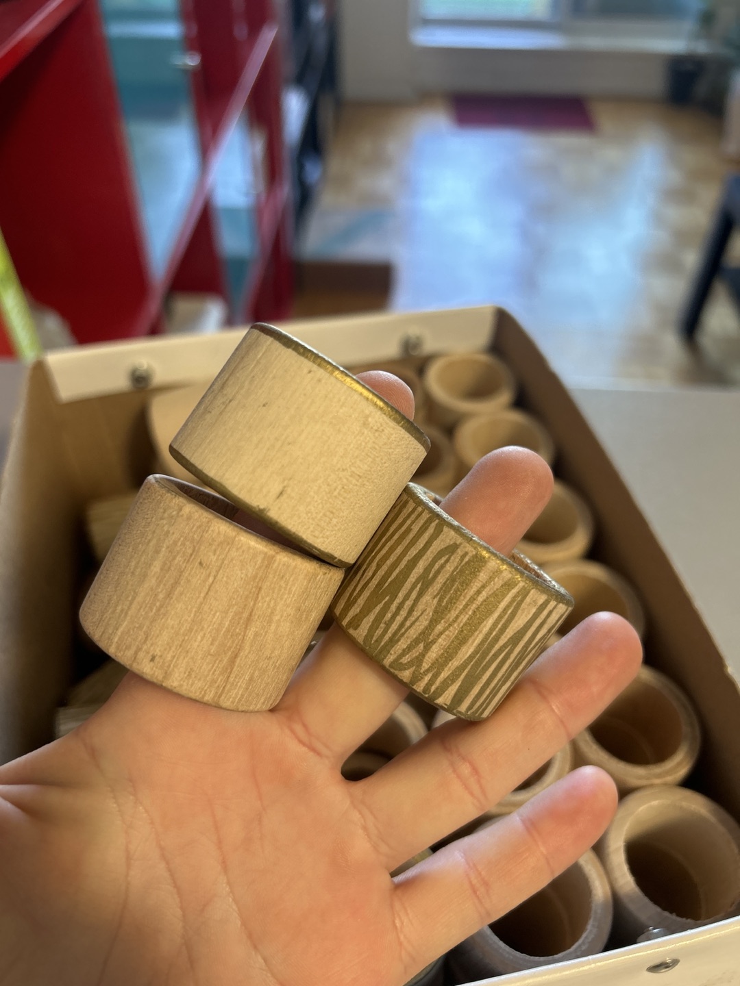 Wood Napkin Ring Holders thumbnail