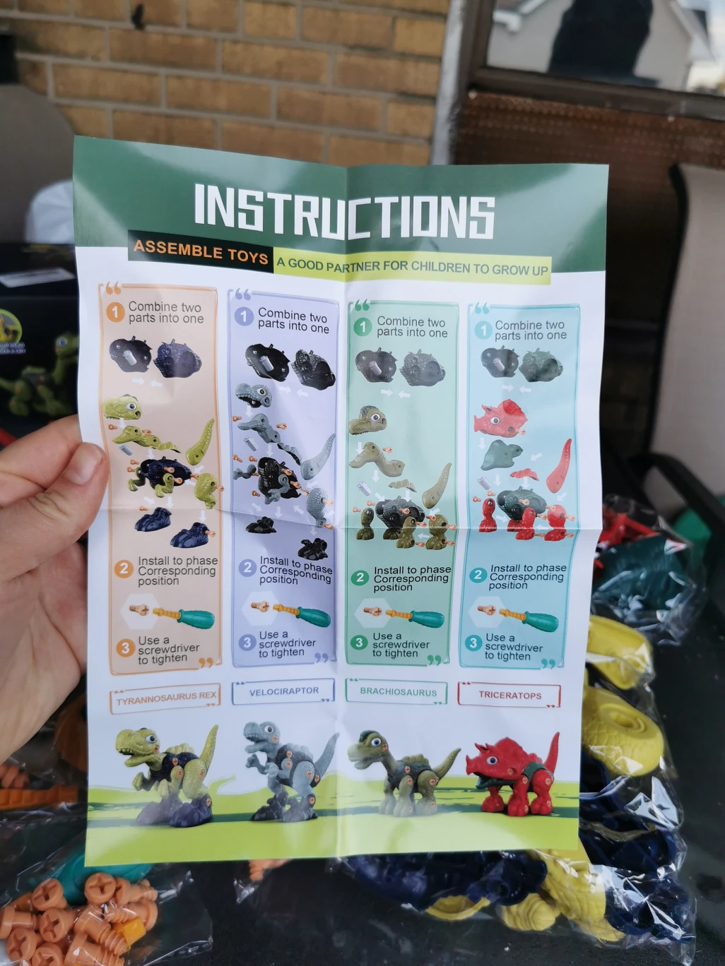 dyi dinosaur assembly kit kids image indicator(3)