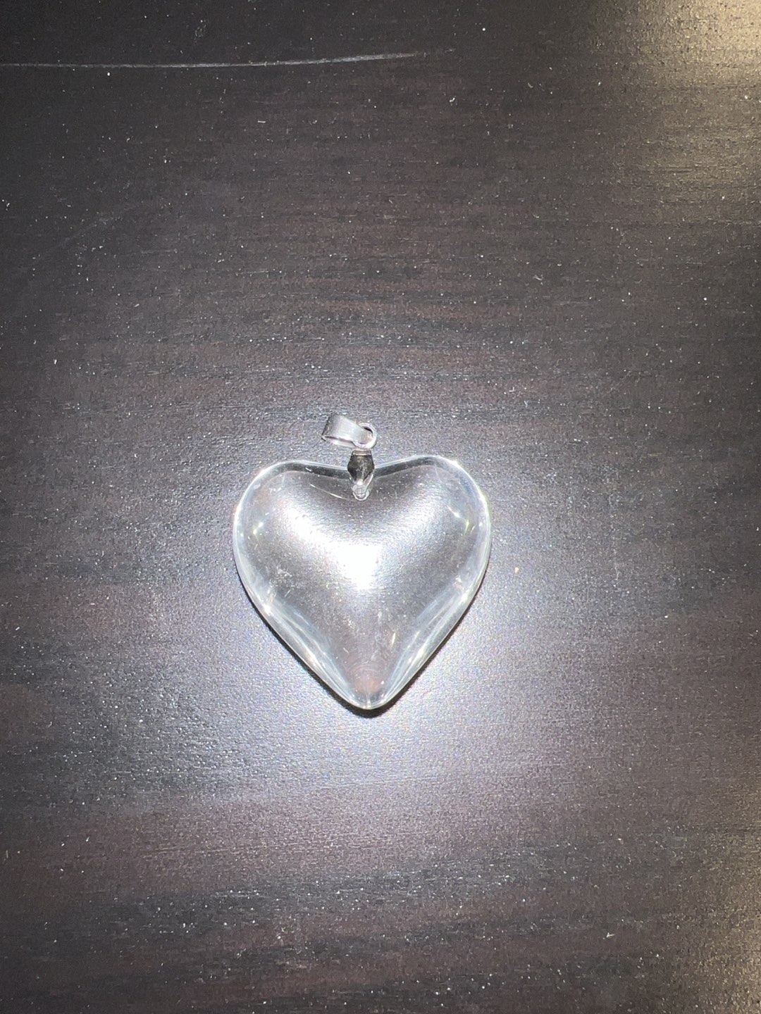 Clear Heart Pendant #freecycle thumbnail