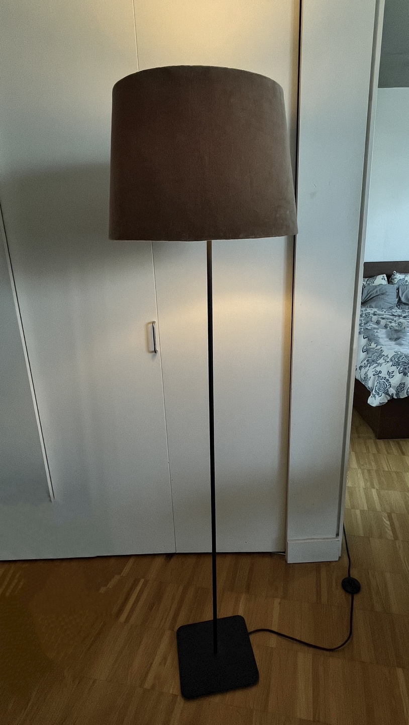 Brown Standing Lamp