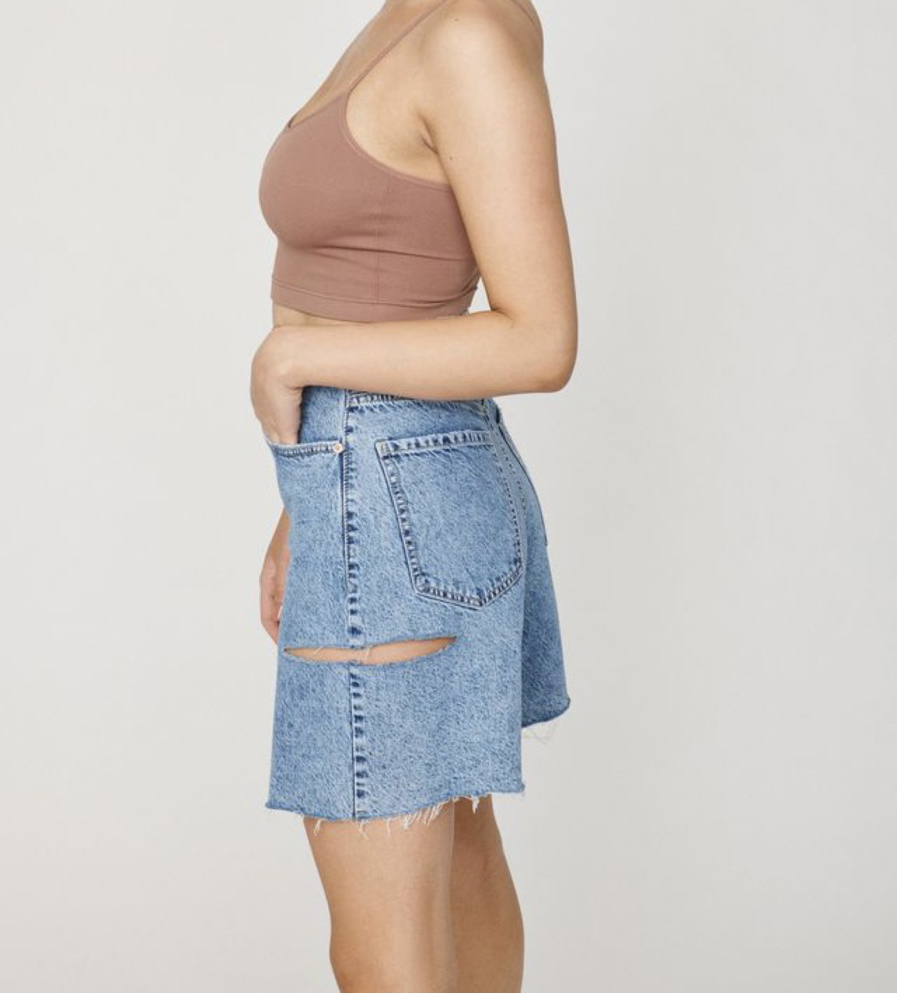 BRAND NEW GARAGE denim 90s shorts size 27