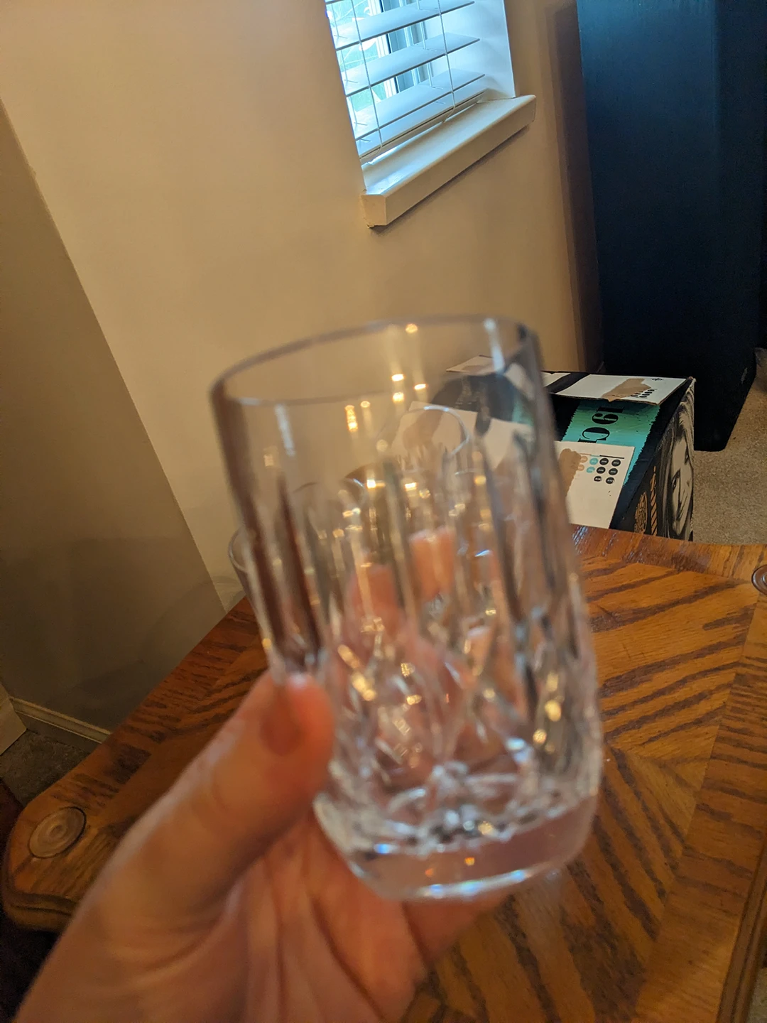 8 cut crystal highball glasses tall & 4 short - photo 5