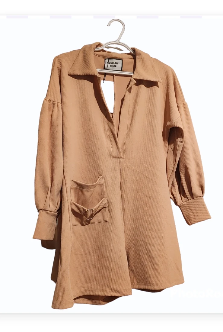 Romper short long sleeve