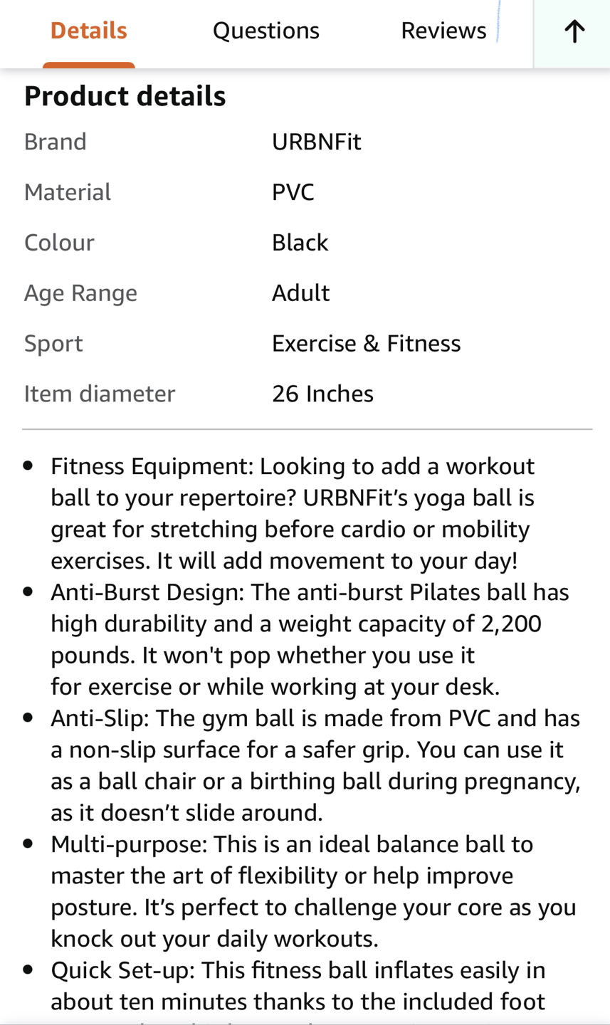 Yoga / Exercise ball - photo 3