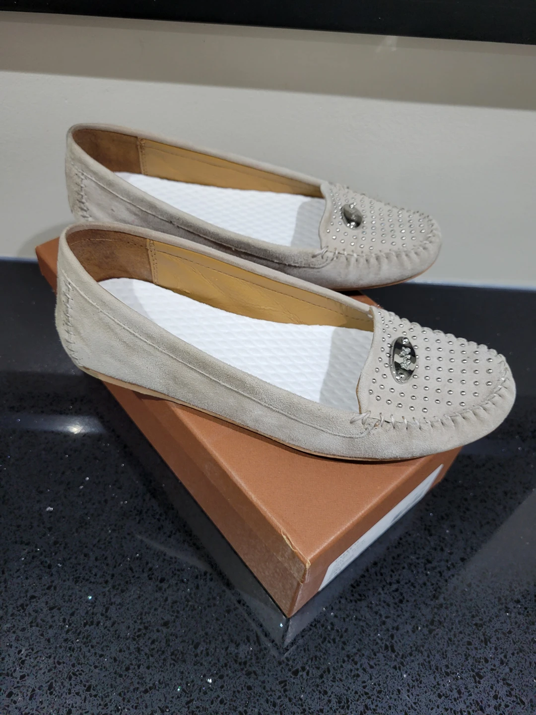 Coach Honest Suede Loafers (size 7) image indicator(5)