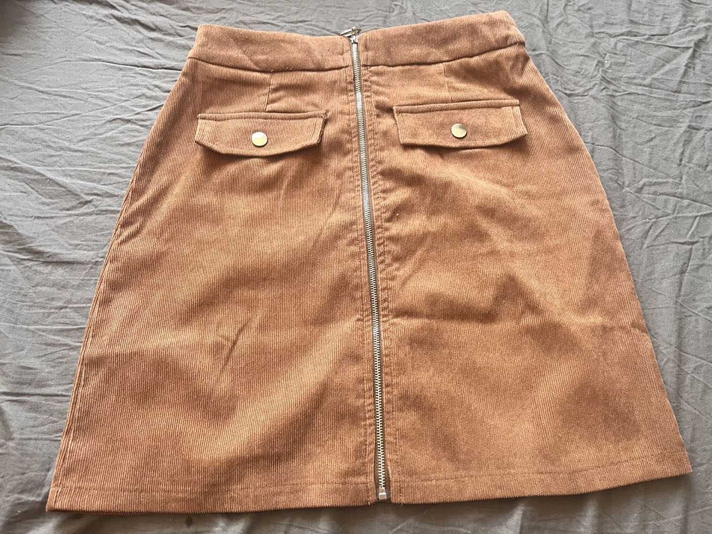 Brown Suede Skirt thumbnail